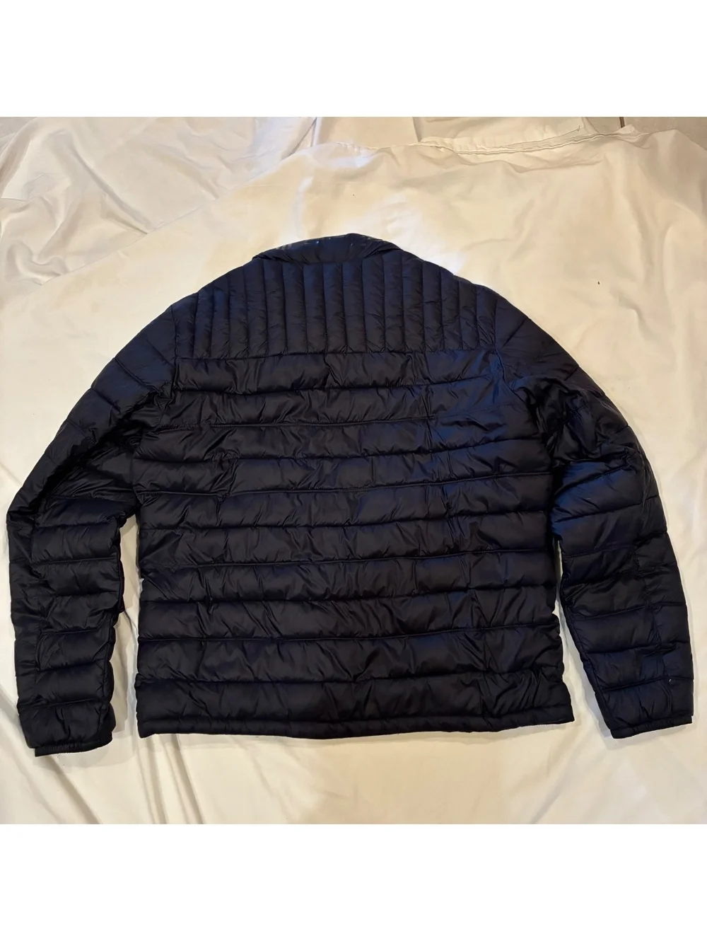 Tommy Hilfiger Mens Lightweight Packable Quilted Puffer Navy Blue Jacket Size L